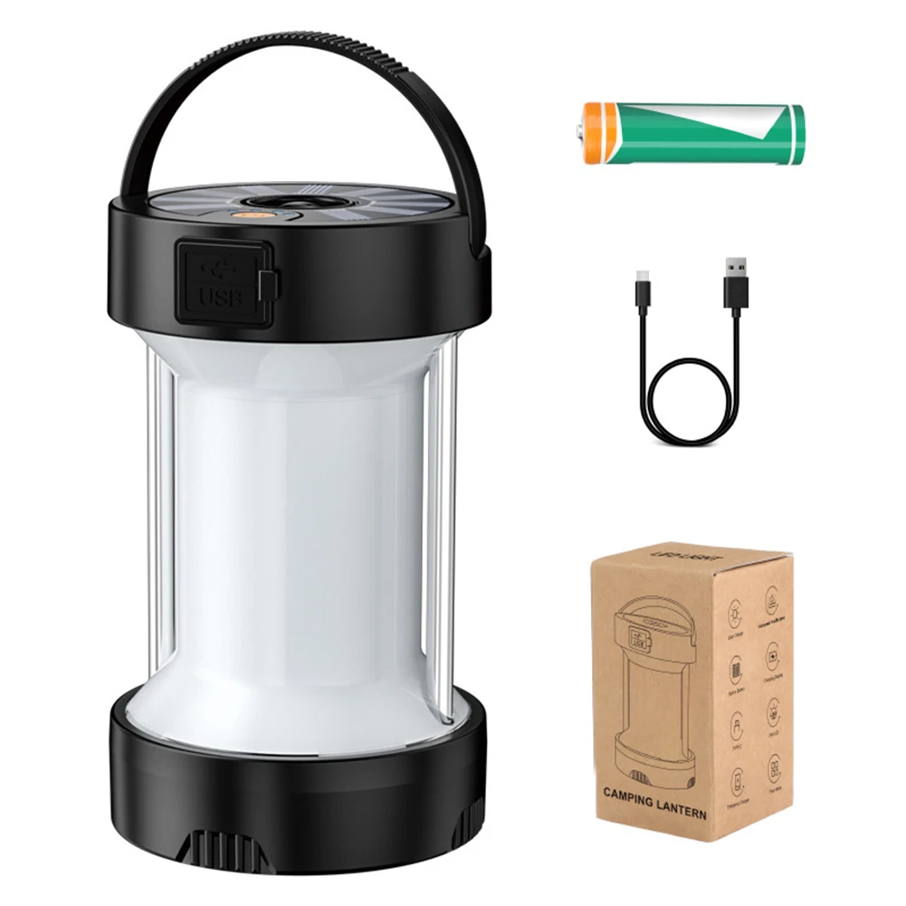 Solar LED Camping Light USB Rechargeable Portable Bright Camping Lantern Magnetic Flashlight Emergency Lamp Outdoor WorkLighting
Solar LED Camping Light USB Rechargeable Portable Bright Camping Lantern Magnetic Flashlight Emergency Lamp Outdoor WorkLighting