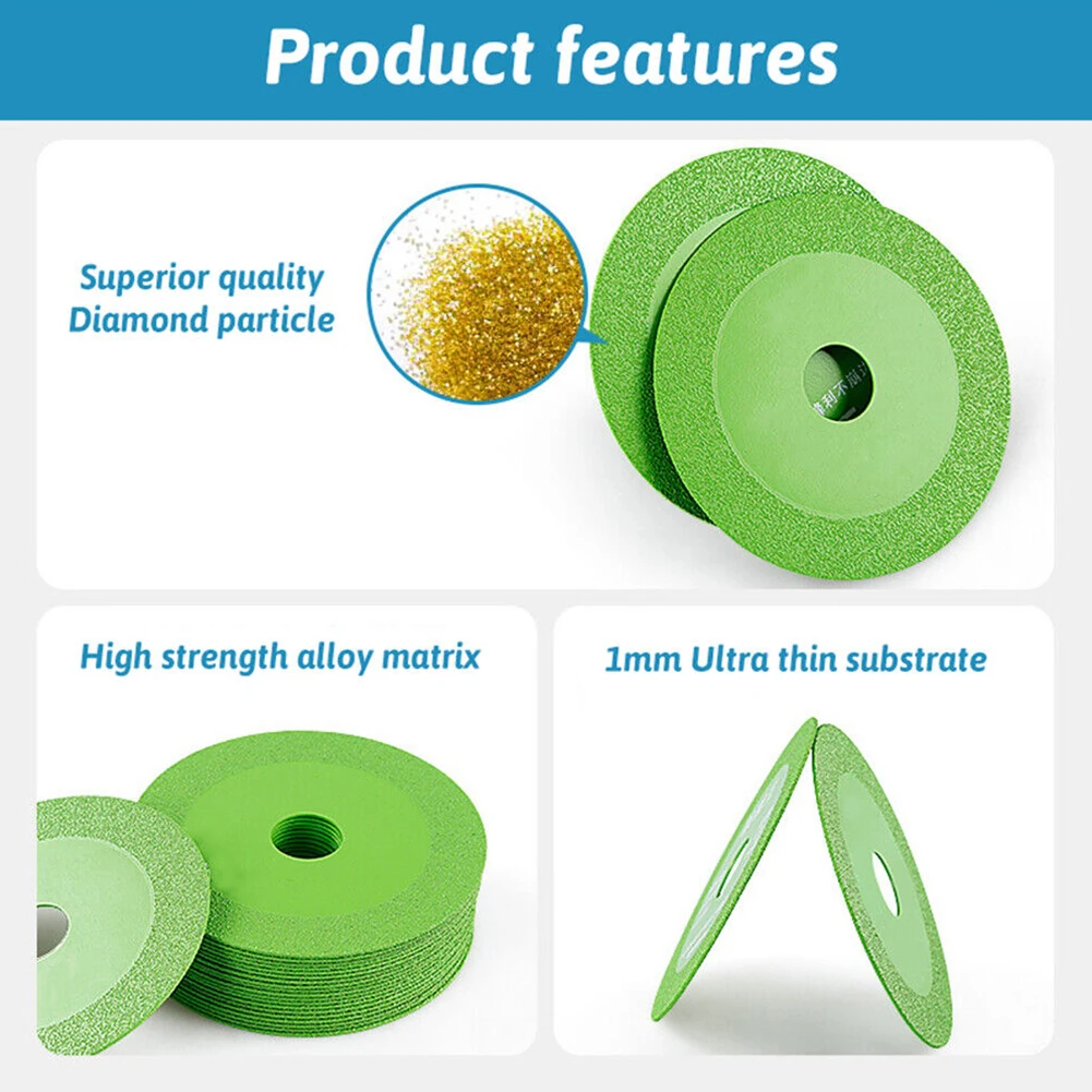 1/3pcs Glass Cutting Disc 1mm Ultra-thin Saw Blade Diamond High Manganese Steel For 100 Type Angle Grinder Power Tool Accessory
1/3pcs Glass Cutting Disc 1mm Ultra-thin Saw Blade Diamond High Manganese Steel For 100 Type Angle Grinder Power Tool Accessory