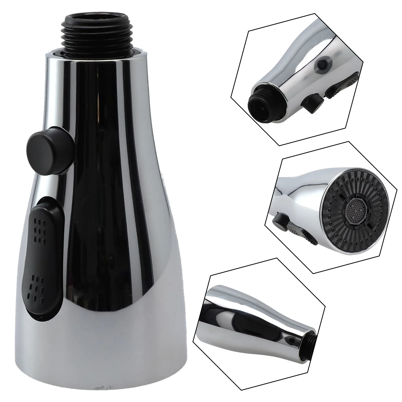Kitchen Bathroom Plumbing Fixture Faucet Replacement Parts Pull Out Spray Shower Head Setting Kitchen Spare Tap Sprayer 3 Modes
Kitchen Bathroom Plumbing Fixture Faucet Replacement Parts Pull Out Spray Shower Head Setting Kitchen Spare Tap Sprayer 3 Modes
