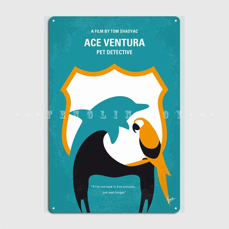 Ace Ventura металлический знак кино кухня винтажный настенный плакат клубный бар оловянный плакат
Ace Ventura металлический знак кино кухня винтажный настенный плакат клубный бар оловянный плакат