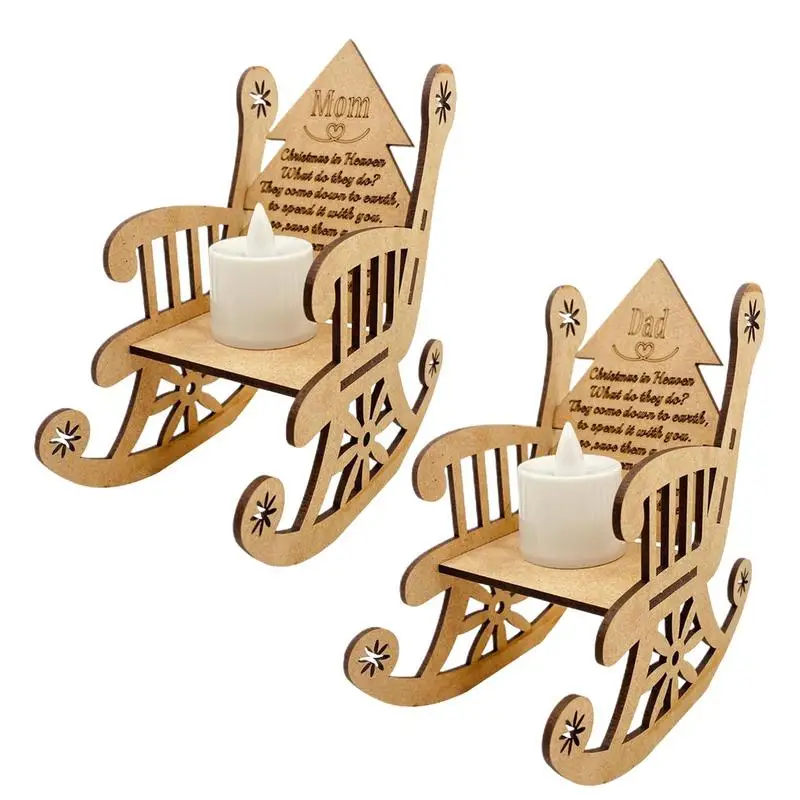 Christmas Heaven Memorial Ornament Tealight LED Candle Rocking Chair Candlestick Holder Christmas Memorial Ornament Candlestick
Christmas Heaven Memorial Ornament Tealight LED Candle Rocking Chair Candlestick Holder Christmas Memorial Ornament Candlestick