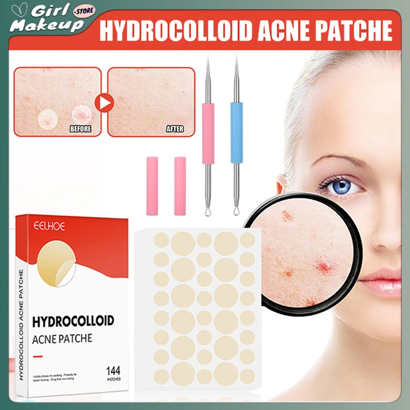 144Patches Invisible Hydrocolloid Acne Patch Acne Removing Print Cleaning Acne Waterproof Breathable Acne Muscle Repair SkinCare
144Patches Invisible Hydrocolloid Acne Patch Acne Removing Print Cleaning Acne Waterproof Breathable Acne Muscle Repair SkinCare