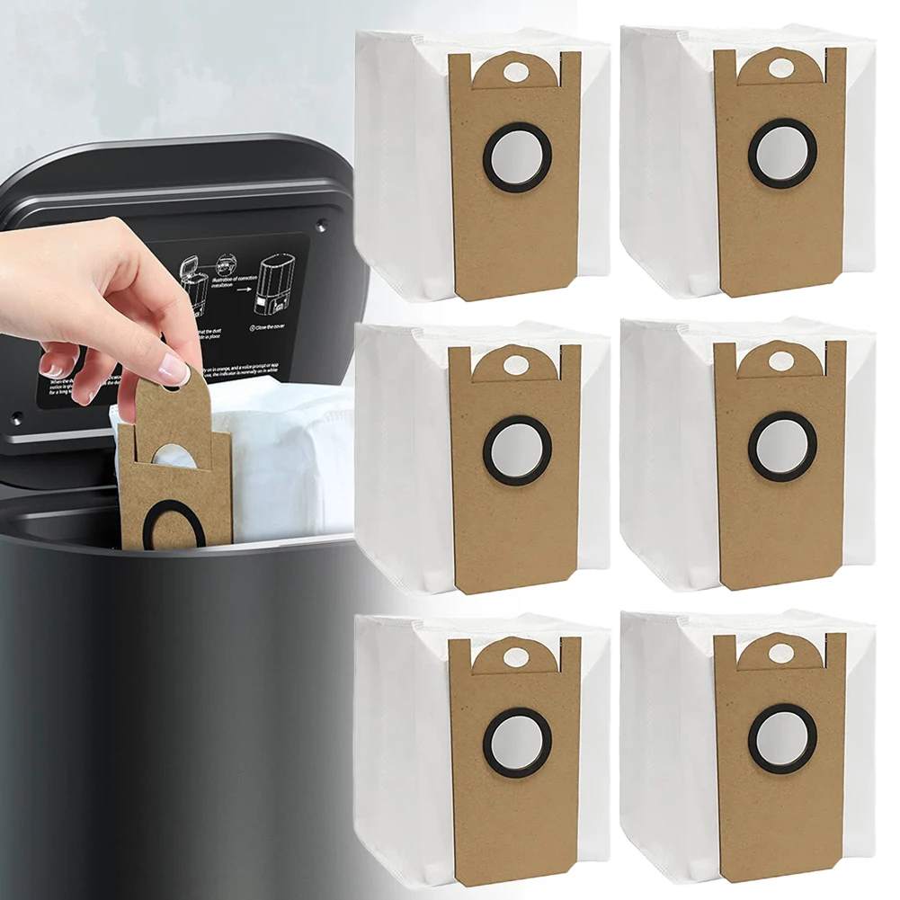 6 Pack Replacement Dust Bags For Amarey A90+ Self-Emptying Robot Vacuum Cleaner Bags High Filter Effect Dust Bag Parts
6 Pack Replacement Dust Bags For Amarey A90+ Self-Emptying Robot Vacuum Cleaner Bags High Filter Effect Dust Bag Parts