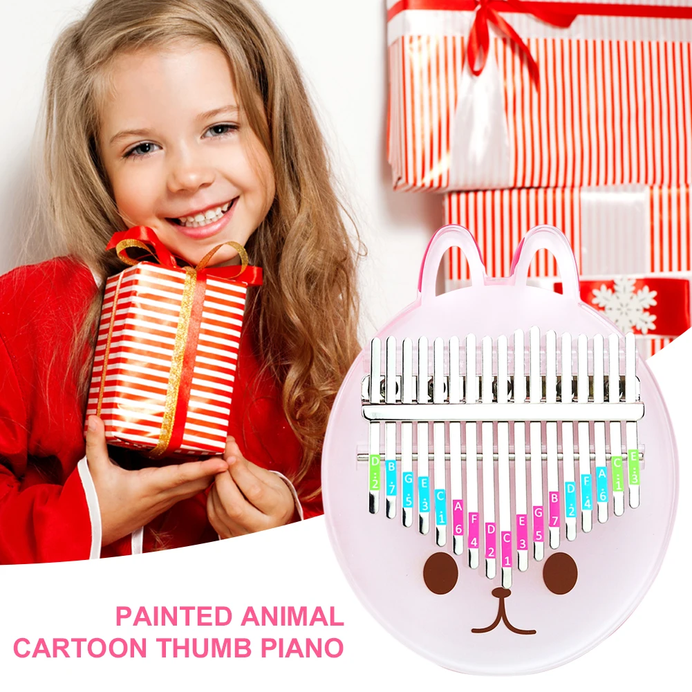 Kalimba Cartoon Animal Cute Thumb Piano for Kids 17 Keys Musical Instrument with Song Book Portable Storage Box Gift for Kids
Kalimba Cartoon Animal Cute Thumb Piano for Kids 17 Keys Musical Instrument with Song Book Portable Storage Box Gift for Kids