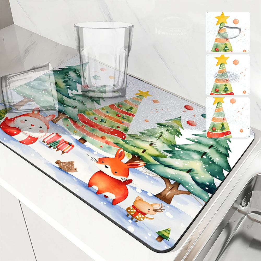 Абсорбирующий коврик для кухни Рождественские животные
Абсорбирующий коврик для кухни Рождественские животные