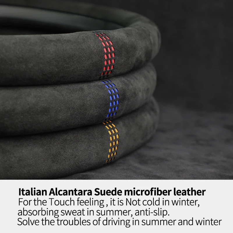 38cm Alcantara car steering wheel cover imported suede leather steering wheel power steering wheel cover four seasons universal
38cm Alcantara car steering wheel cover imported suede leather steering wheel power steering wheel cover four seasons universal