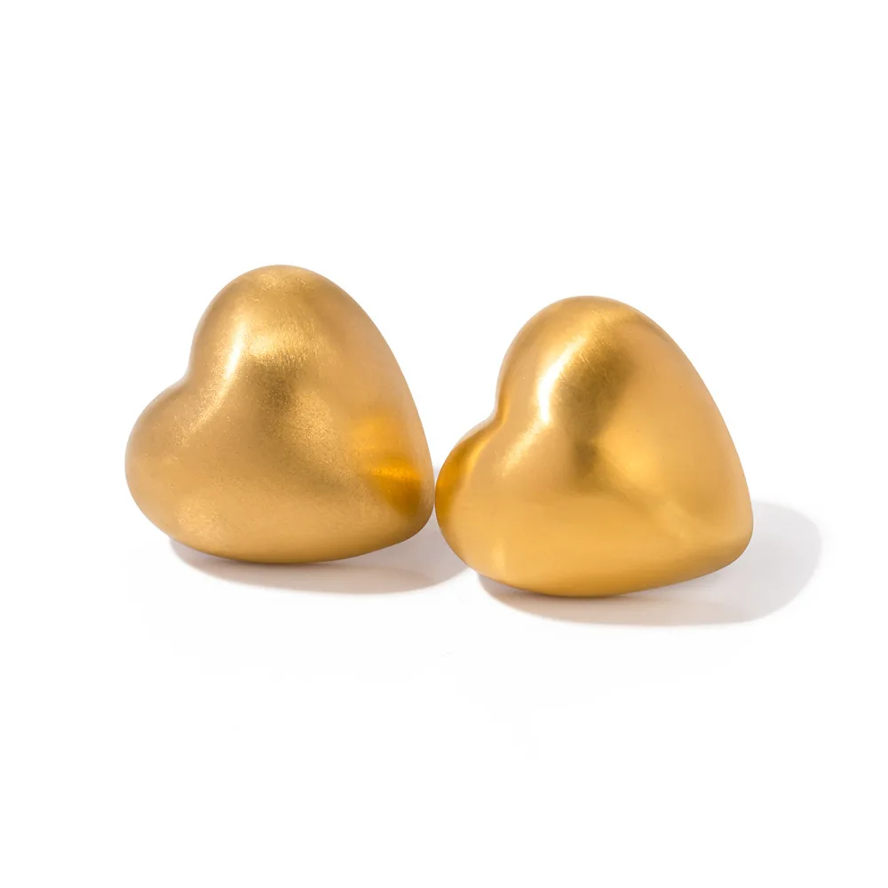 Stainless Steel PVD 18K Gold Plated Tarnish Empty Heart Earrings For Woman Jewelry Wholesale Summer Trendy
Stainless Steel PVD 18K Gold Plated Tarnish Empty Heart Earrings For Woman Jewelry Wholesale Summer Trendy