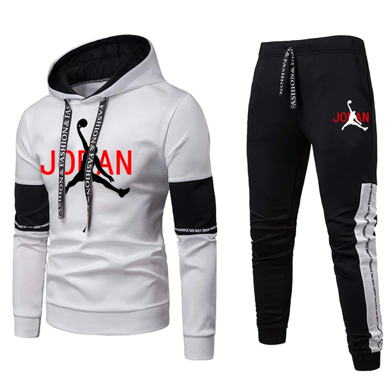 2023 Men's Sport Brand Tracksuit Hoodie + Pants Set Pullover Tops and Jogging Pants Casual Outfit
2023 Men's Sport Brand Tracksuit Hoodie + Pants Set Pullover Tops and Jogging Pants Casual Outfit