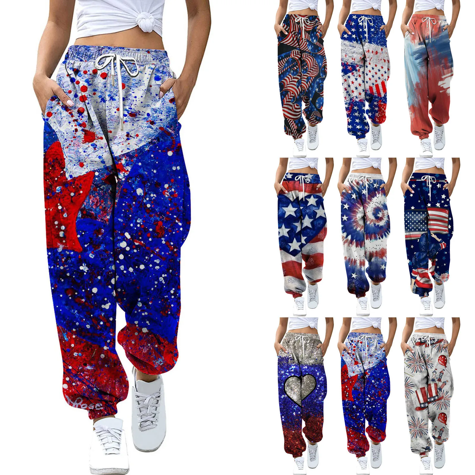 Женские штаны для бега с высокой талией и принтом
Женские штаны для бега с высокой талией и принтом