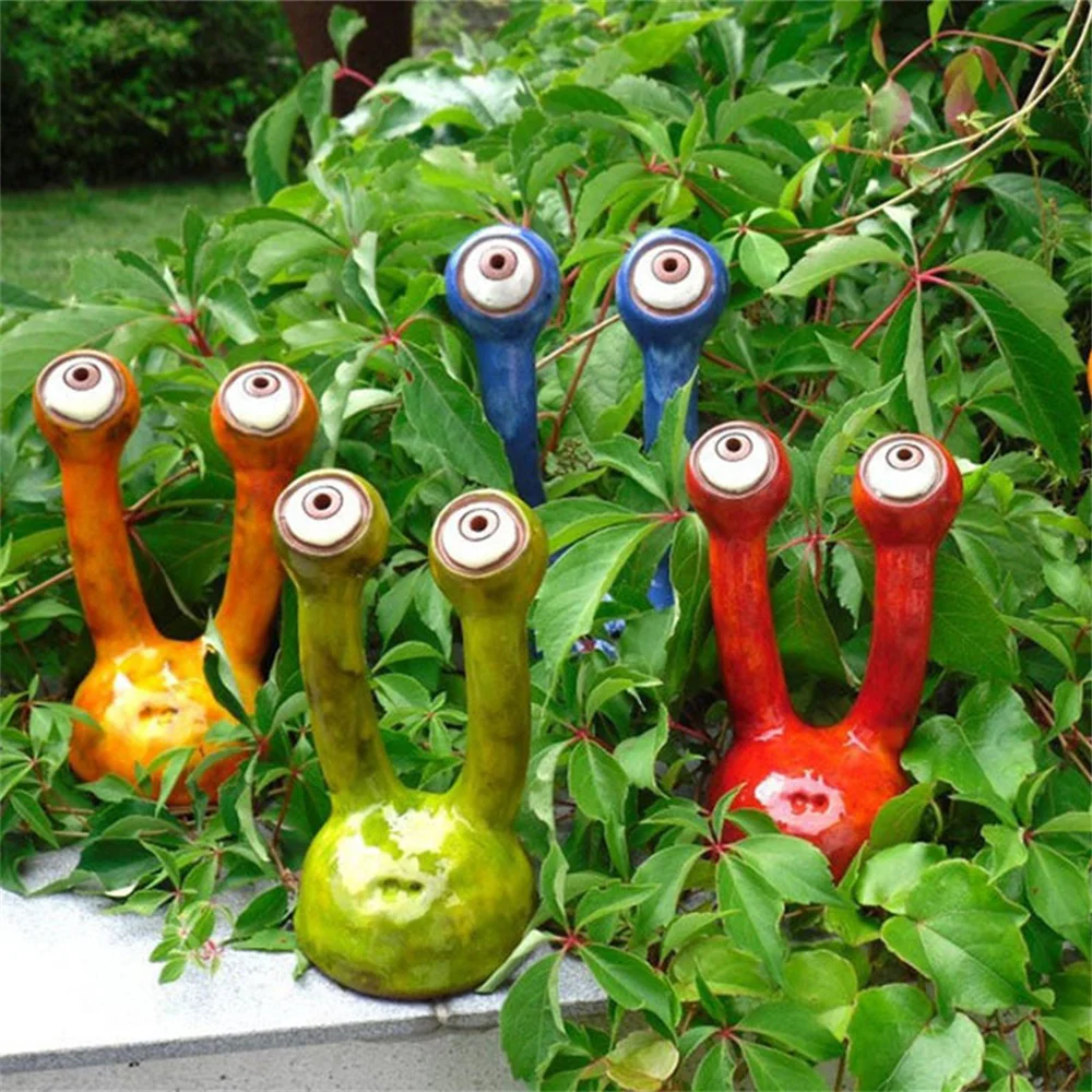 Garden Eyes Garden Potted Landscape Decoration Style Trendy Resin Crafts Decorative Stakes 
Garden Eyes Garden Potted Landscape Decoration Style Trendy Resin Crafts Decorative Stakes