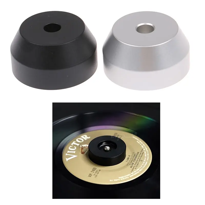 45 RPM Turntable Adapter Aluminum Silver Black 7 inch EP Record Turntable Phonograph Vinyl Technics Center Adapter
45 RPM Turntable Adapter Aluminum Silver Black 7 inch EP Record Turntable Phonograph Vinyl Technics Center Adapter