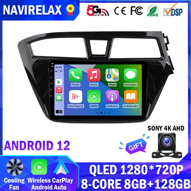Автомобильный мультимедийный плеер Android 12 для Hyundai I20 RHD 2015 2016 2017 2018, автомобильное радио, стерео, GPS-навигация, Wi-Fi, 4G, BT, NO 2 Din, DVD
Автомобильный мультимедийный плеер Android 12 для Hyundai I20 RHD 2015 2016 2017 2018, автомобильное радио, стерео, GPS-навигация, Wi-Fi, 4G, BT, NO 2 Din, DVD
