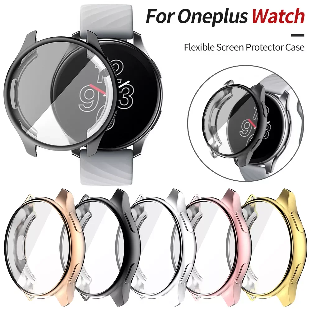 Screen Protector Flexible Cover for Oneplus Watch Case Scratch-resistant TPU Bumper for One Plus Smartwatch Lightweight Shell
Screen Protector Flexible Cover for Oneplus Watch Case Scratch-resistant TPU Bumper for One Plus Smartwatch Lightweight Shell