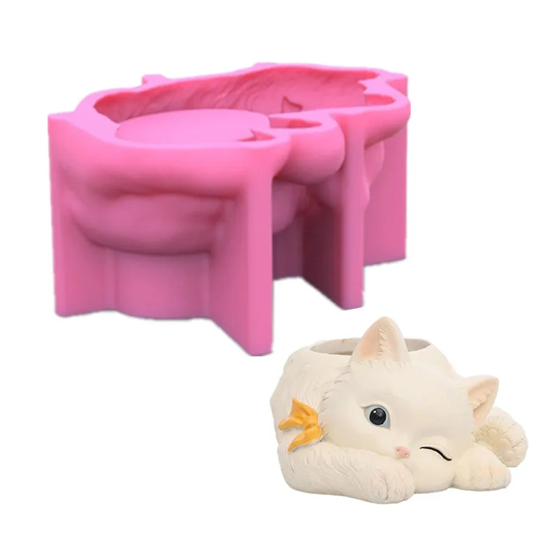 Fox Cat Succulent Flower Pot Ashtray Pen Holder Silicone Mold Making Home Decoration with Epoxy Plaster Cement Handicraft
Fox Cat Succulent Flower Pot Ashtray Pen Holder Silicone Mold Making Home Decoration with Epoxy Plaster Cement Handicraft