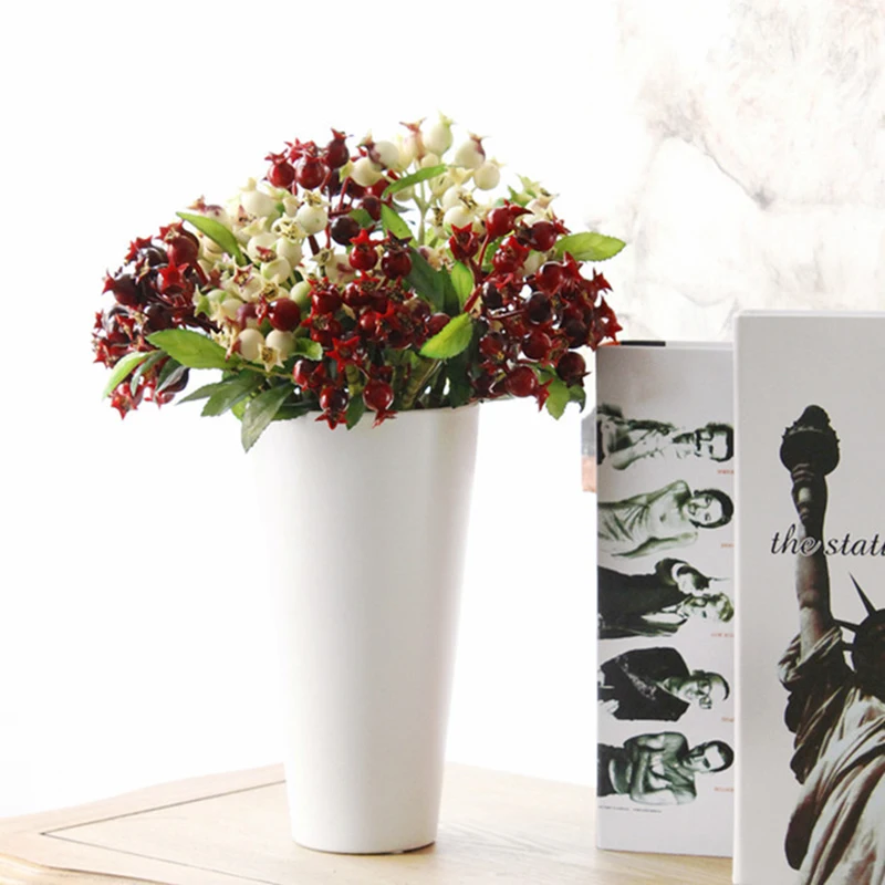Artificial Flower, Single Branch, 25cm, White Two-prong Pomegranate Fruit, Home Decoration, Wedding Scene,Restaurant Furnishings
Artificial Flower, Single Branch, 25cm, White Two-prong Pomegranate Fruit, Home Decoration, Wedding Scene,Restaurant Furnishings