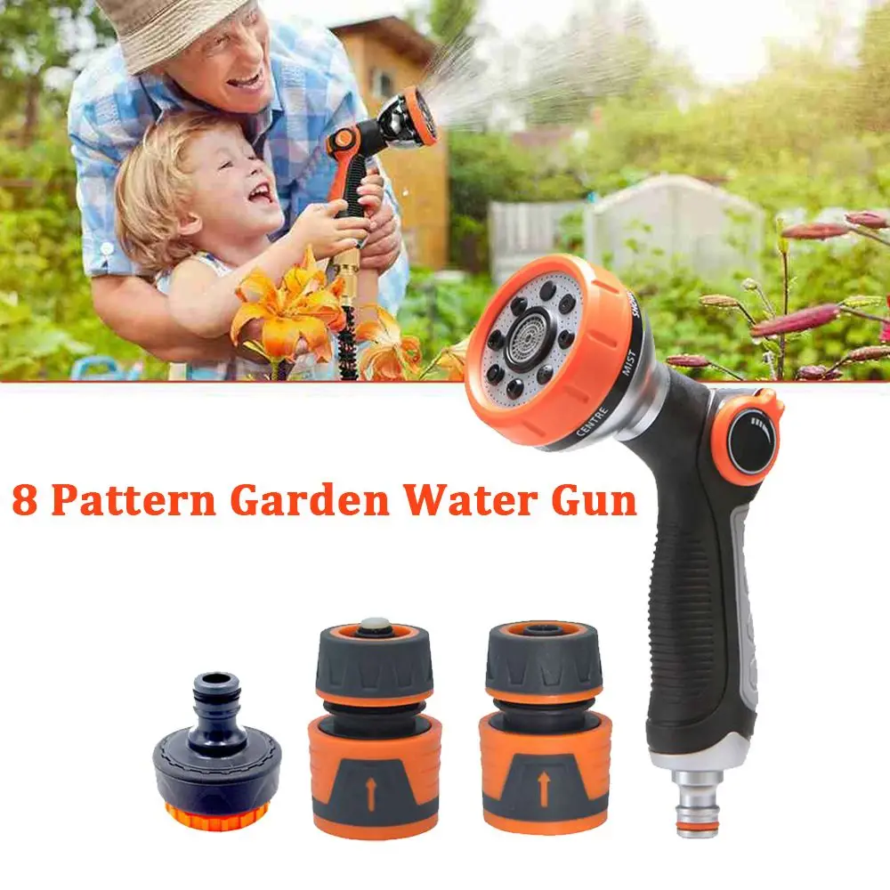 8 Mode Spray Nozzle High Pressure Car Beauty Car Washer Water Gun Hose Pipe Water Nozzle Garden Irrigation 
8 Mode Spray Nozzle High Pressure Car Beauty Car Washer Water Gun Hose Pipe Water Nozzle Garden Irrigation