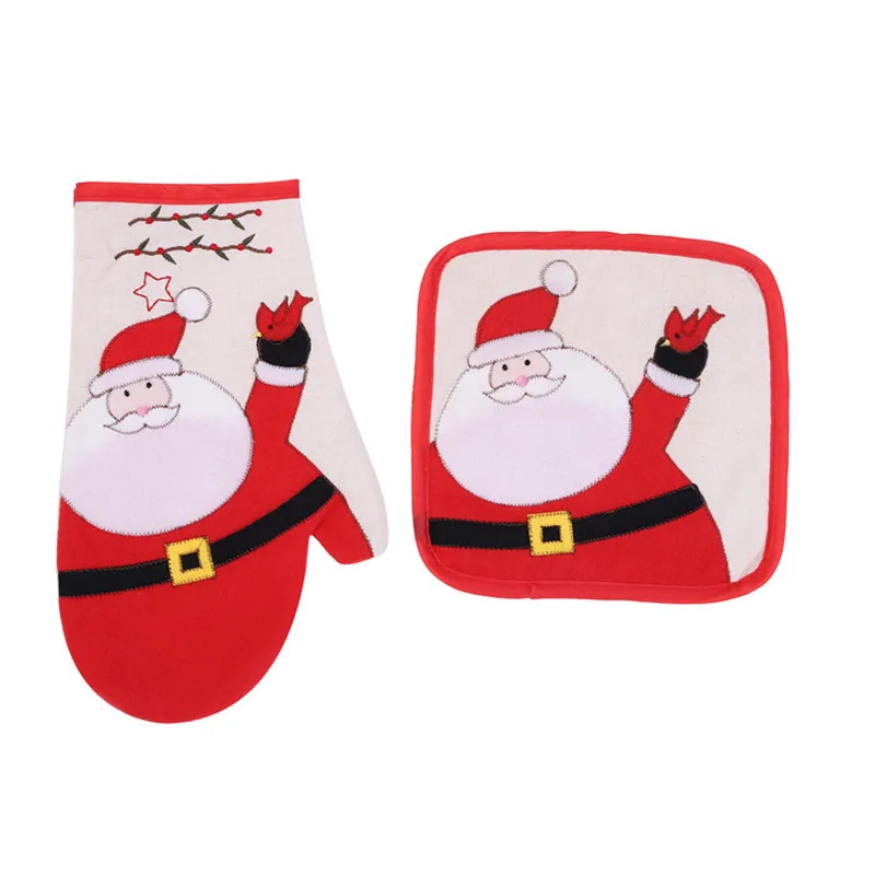 2pc/set Kitchen Anti-Hot Gloves Christmas Microwave Glove Potholder Gloves Mitts for BBQ Insulation Gloves Hot Oven Mitts Baking
2pc/set Kitchen Anti-Hot Gloves Christmas Microwave Glove Potholder Gloves Mitts for BBQ Insulation Gloves Hot Oven Mitts Baking