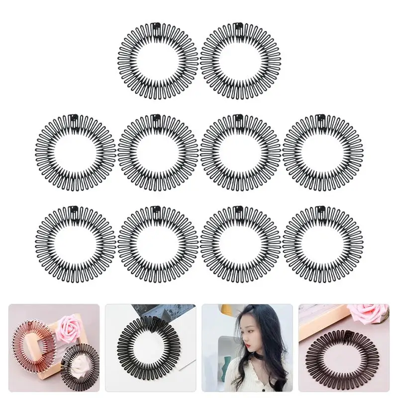 10 Pcs Cute Fashion Rice Powder Comb Spring Insert Full Wavy Headband Stretch Hair Sport Accessories Plastic 90s Miss
10 Pcs Cute Fashion Rice Powder Comb Spring Insert Full Wavy Headband Stretch Hair Sport Accessories Plastic 90s Miss