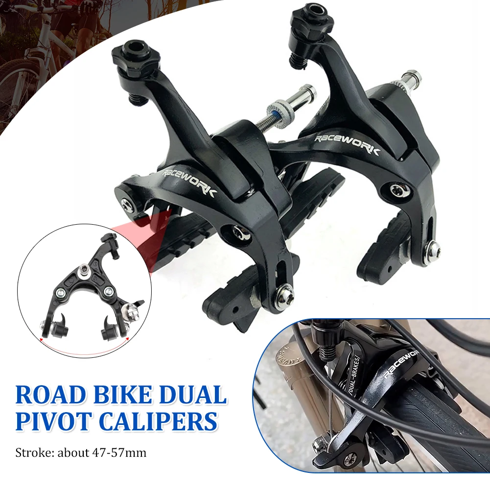 MTB Road Bike Dual Pivot Brake Calipers Bicycle Aluminum Side Pull Caliper Front And Rear Caliper With Brake Pads Bike Parts
MTB Road Bike Dual Pivot Brake Calipers Bicycle Aluminum Side Pull Caliper Front And Rear Caliper With Brake Pads Bike Parts