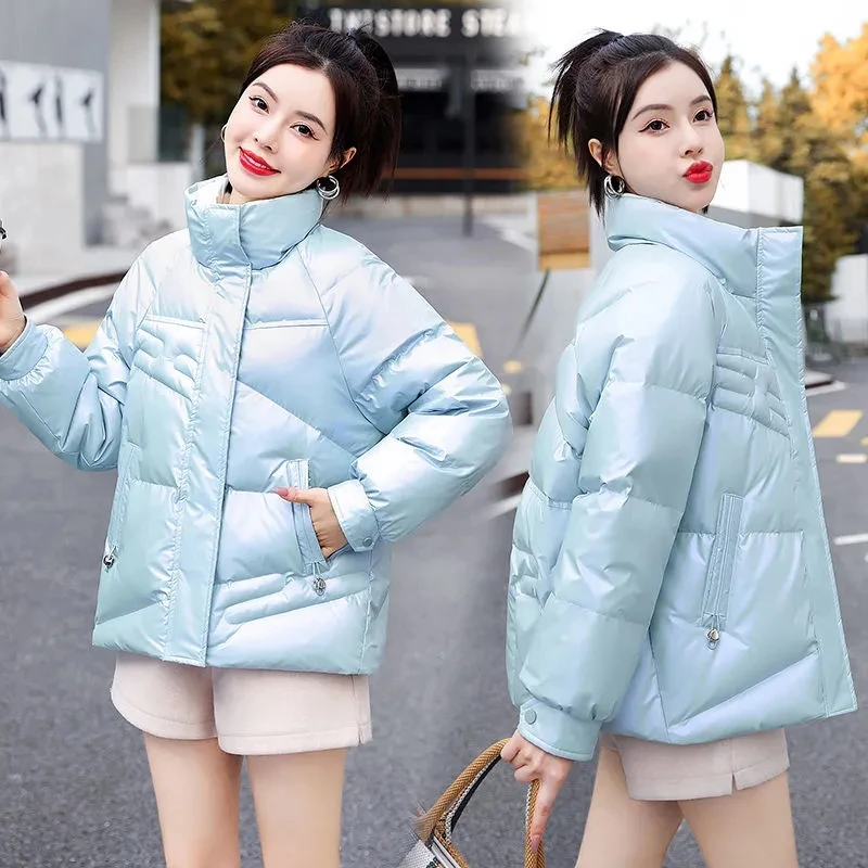 Women Parka 2022 New Glossy Down Padded Jacket Warm Thick Female Cotton Coat Korean Loose Cotton Padded Coat Women Winter Jacket
Women Parka 2022 New Glossy Down Padded Jacket Warm Thick Female Cotton Coat Korean Loose Cotton Padded Coat Women Winter Jacket