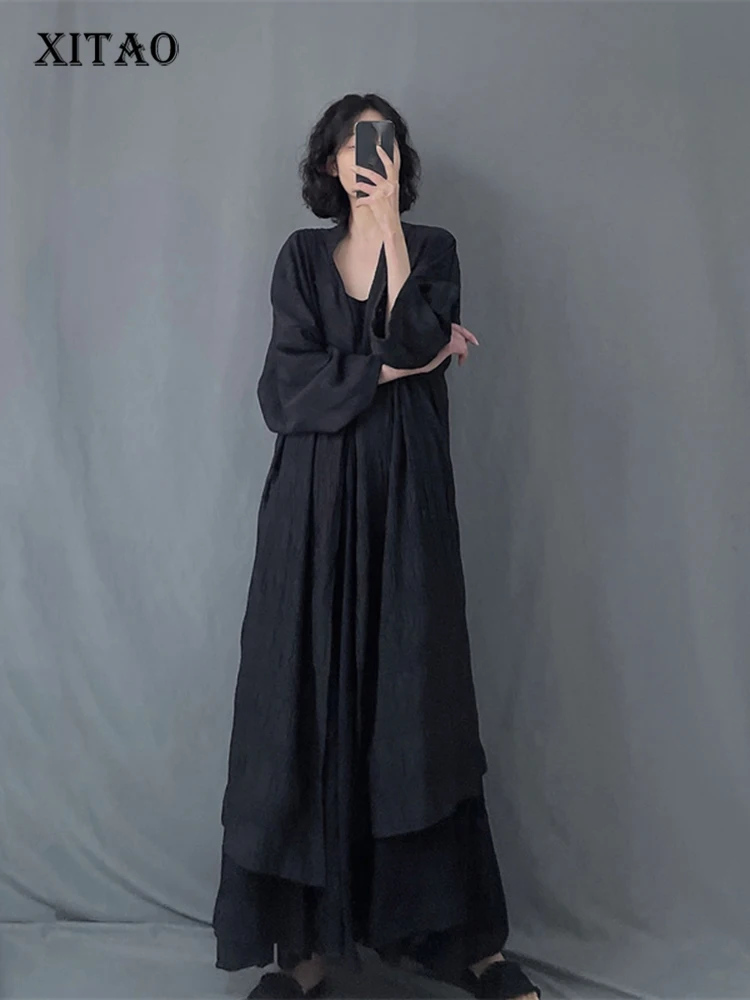 XITAO Vintage Folds Cardigan Coat Solid Color Fashion Long Sleeve Trench Summer New Sunscreen Cardigan Coat 2023 WLD11757
XITAO Vintage Folds Cardigan Coat Solid Color Fashion Long Sleeve Trench Summer New Sunscreen Cardigan Coat 2023 WLD11757