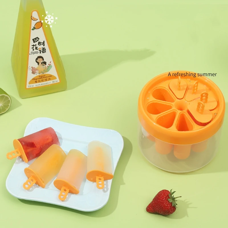 DIY 8 Grids Silicone Ice Cream Molds Creative Children's For Homemade Freezer Fruit Popsicle Mold Reusable Kitchen Pop Molds 
DIY 8 Grids Silicone Ice Cream Molds Creative Children's For Homemade Freezer Fruit Popsicle Mold Reusable Kitchen Pop Molds