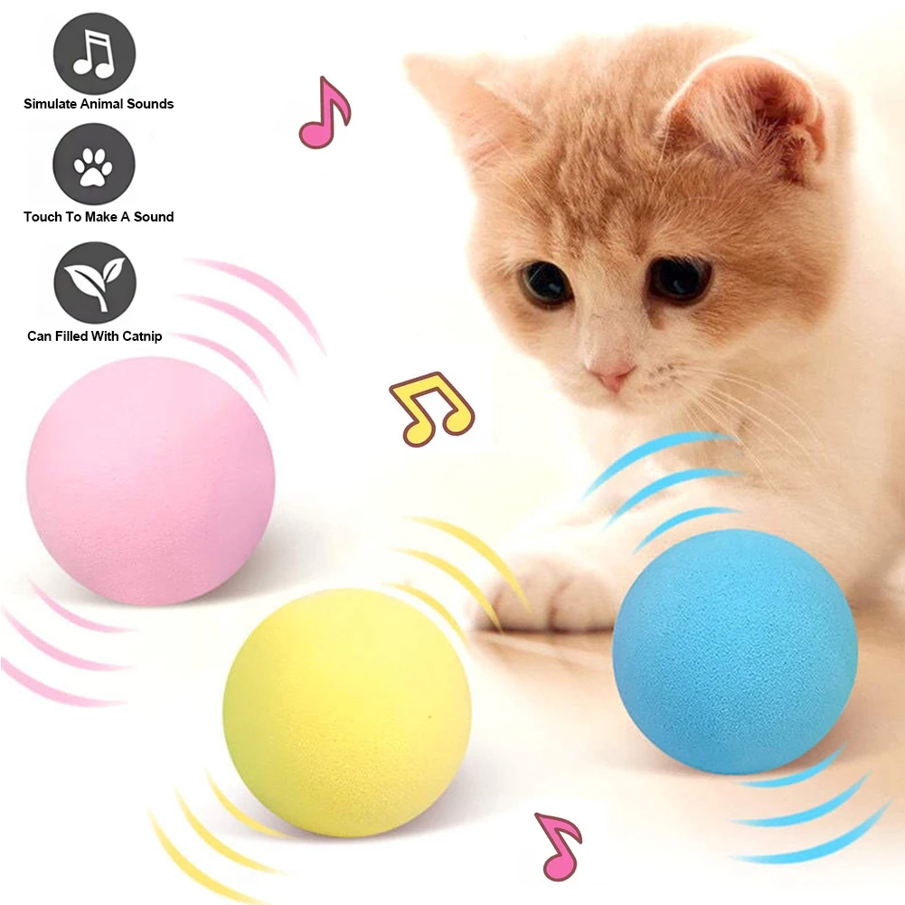 Умные игрушки для кошек, интерактивный мяч для котят, прикосновение, пищалка, игрушечный мяч для домашних животных, товары для тренировок дл... 
Умные игрушки для кошек, интерактивный мяч для котят, прикосновение, пищалка, игрушечный мяч для домашних животных, товары для тренировок дл...