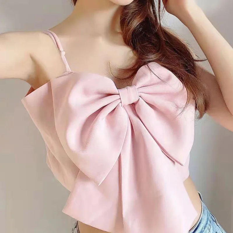 Sexy Patchwork Bow Women Vest Square Collar Sleeveless Spaghetti Strap Slim Tunic Tank Tops Female Clothes 2022 New
Sexy Patchwork Bow Women Vest Square Collar Sleeveless Spaghetti Strap Slim Tunic Tank Tops Female Clothes 2022 New
