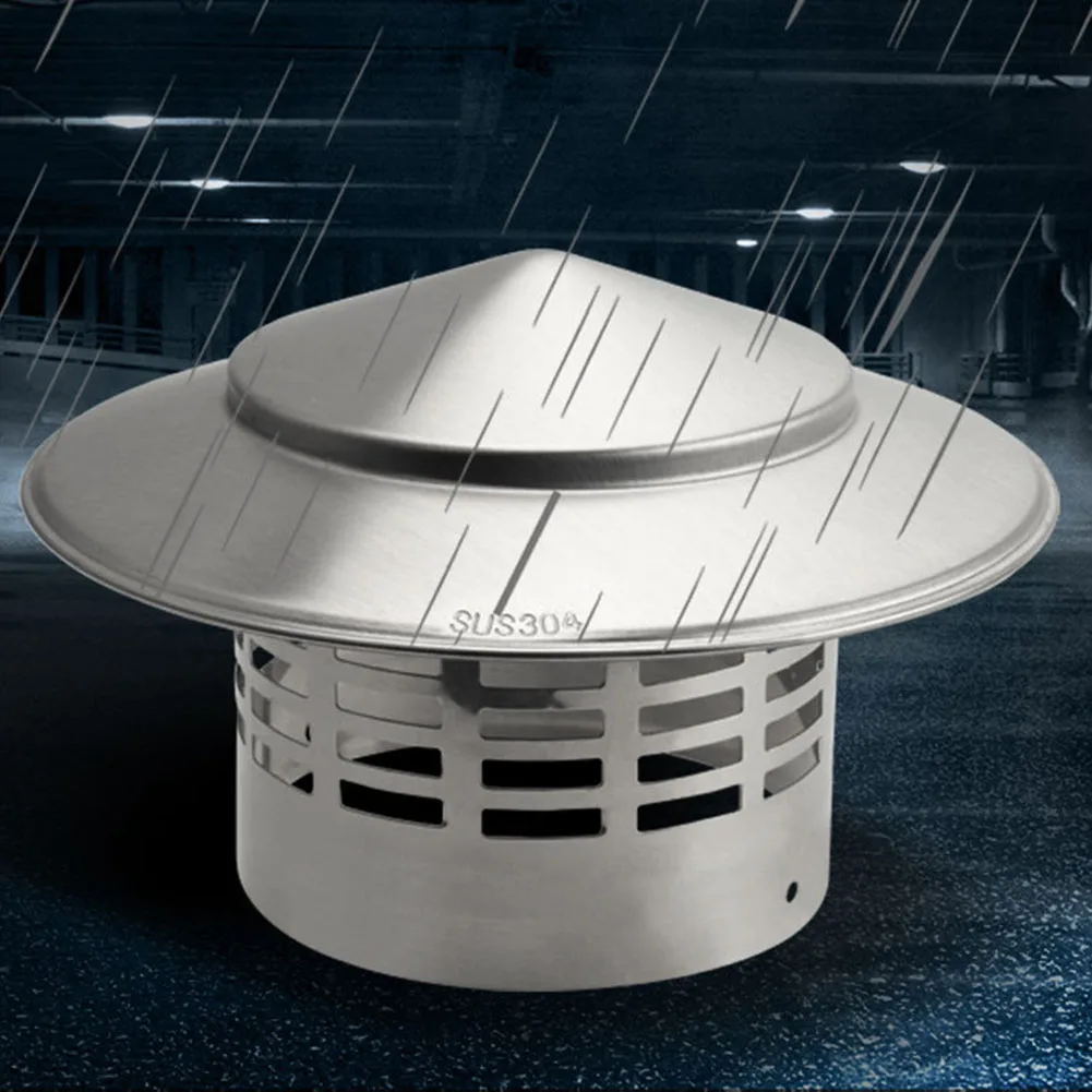 110/160mm Stainles Steel Chimney Cap For Ventilation Ducts Chimneys Exhaust Hood Exterior Wall Air Outlet Roof Pipe Exhaust Hood
110/160mm Stainles Steel Chimney Cap For Ventilation Ducts Chimneys Exhaust Hood Exterior Wall Air Outlet Roof Pipe Exhaust Hood