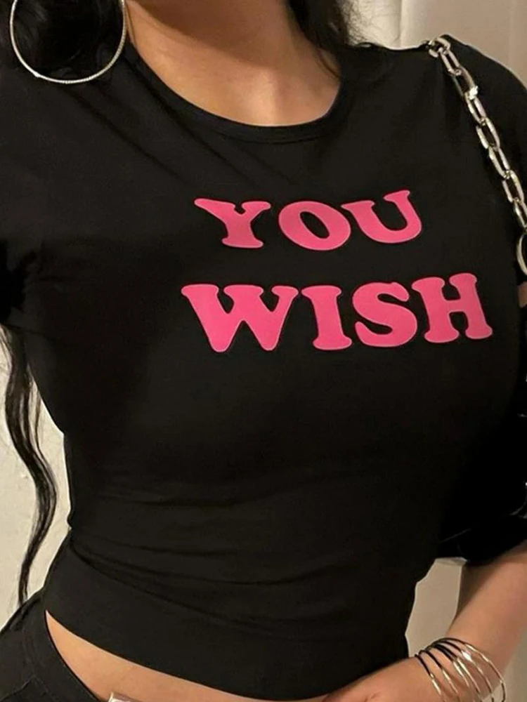 New 2022 Crew Neck Letter Print Cropped Navel Short Sleeve T-Shirt Top crop top y2k clothes roupas femininas Oversized t-shirt
New 2022 Crew Neck Letter Print Cropped Navel Short Sleeve T-Shirt Top crop top y2k clothes roupas femininas Oversized t-shirt