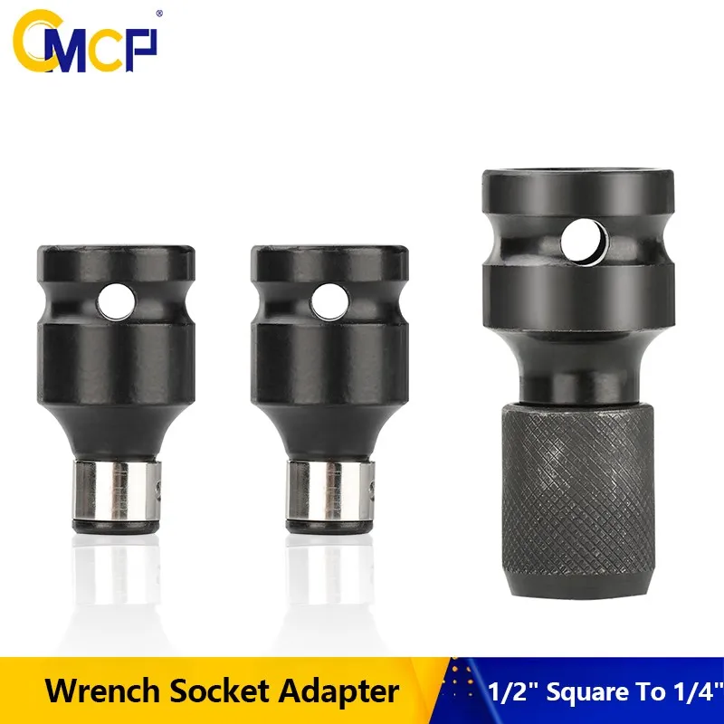 CMCP Wrench Socket Adapter 1/2" Square To 1/4" Hex Ratchet Socket Wrench Socket Adapter Spanner Set Drive Converter Impact Tool
CMCP Wrench Socket Adapter 1/2" Square To 1/4" Hex Ratchet Socket Wrench Socket Adapter Spanner Set Drive Converter Impact Tool