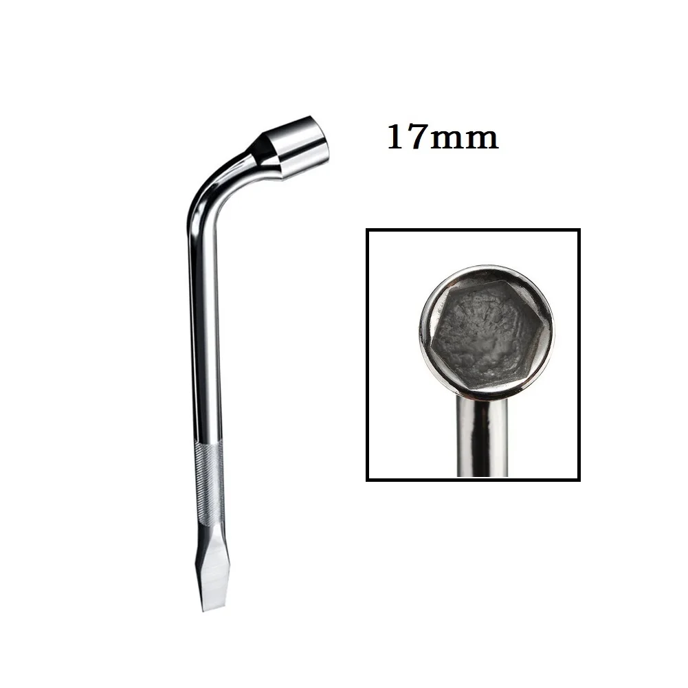 L-shaped Socket Wrench 17/19/21mm Hex Nut Bolt High Torque Auto Spanner Lug For Car Wheel Truck Tire Repair Hand Tool
L-shaped Socket Wrench 17/19/21mm Hex Nut Bolt High Torque Auto Spanner Lug For Car Wheel Truck Tire Repair Hand Tool
