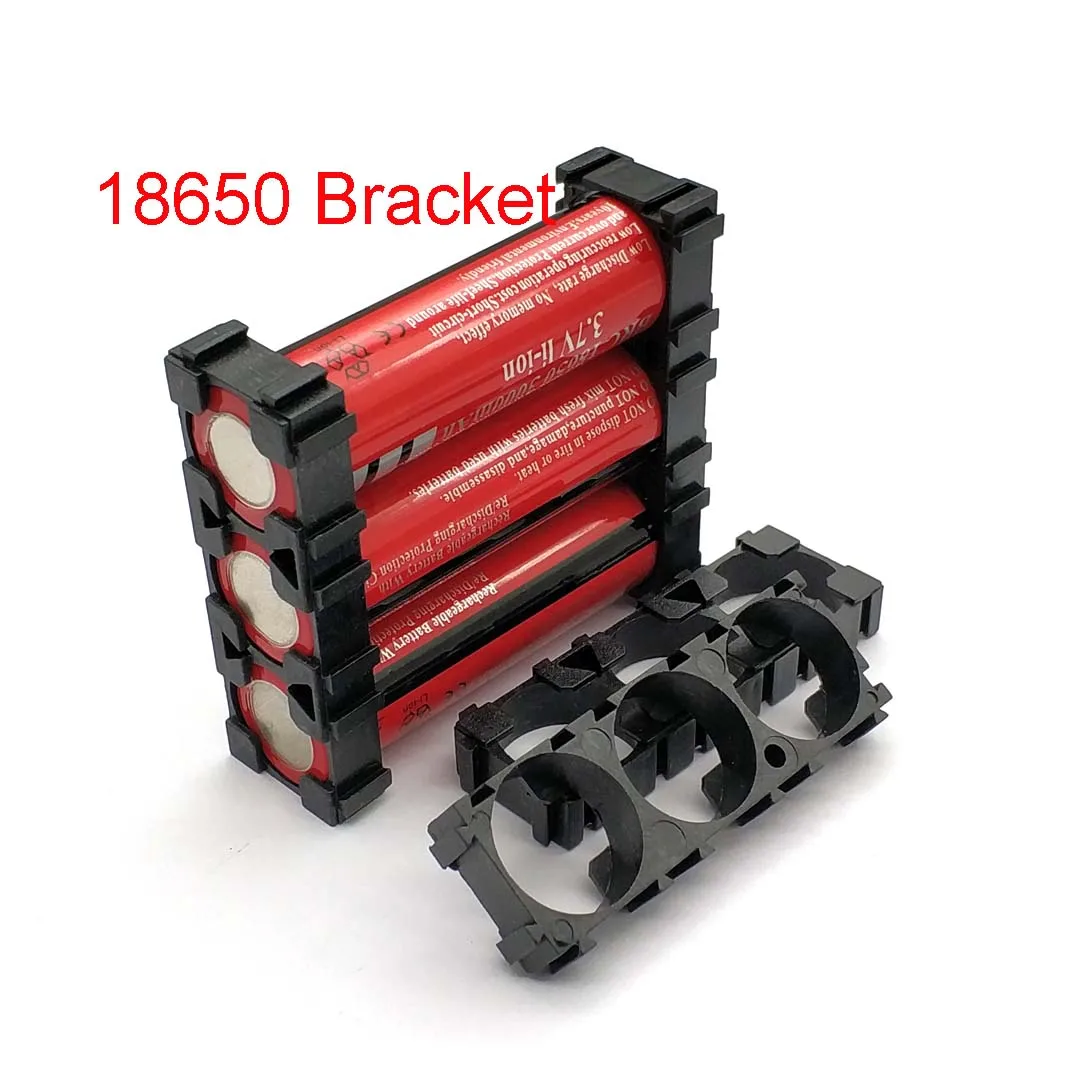 18650 Lithium Cell Cylindrical Battery Case Holder Bracket for DIY Battery Pack 3 Sections 
18650 Lithium Cell Cylindrical Battery Case Holder Bracket for DIY Battery Pack 3 Sections