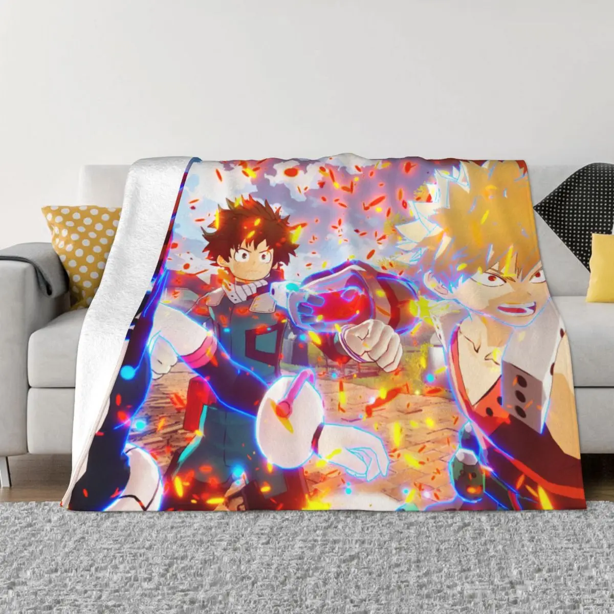 MY HERO ONE'S JUSTICE Comic Change Fighting Games Blanket Flannel Decoration The Flame Portable Home Bedspread 
MY HERO ONE'S JUSTICE Comic Change Fighting Games Blanket Flannel Decoration The Flame Portable Home Bedspread