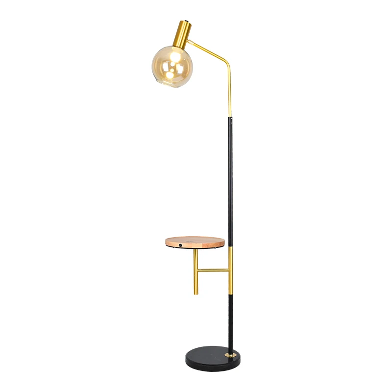 Nordic minimalist wooden coffee table USB wireless charging bedroom bedside glass floor lamp
Nordic minimalist wooden coffee table USB wireless charging bedroom bedside glass floor lamp