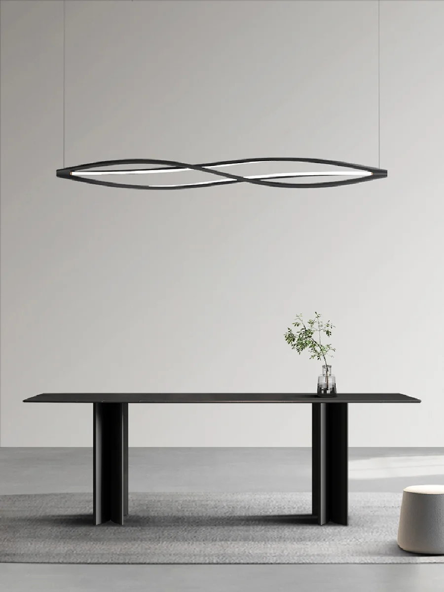 Dimmable LED Minimalism Chandelier Twist Shape Line Light Nordic Style Modern Suspension Hanging Lamp Home Decor Living Room
Dimmable LED Minimalism Chandelier Twist Shape Line Light Nordic Style Modern Suspension Hanging Lamp Home Decor Living Room