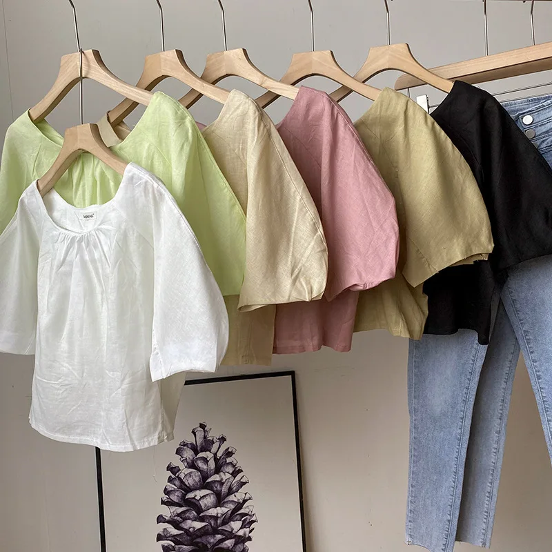 Cotton Linen Oversized T-Shirt Casual Loose Women'S T-Shirt Harajuku Streetwear Top Summer Clothes For Women
Cotton Linen Oversized T-Shirt Casual Loose Women'S T-Shirt Harajuku Streetwear Top Summer Clothes For Women