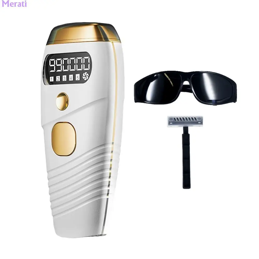 Laser Epilator 990000 Flash IPL Hair Removal Facial Epilator Body Depilador Protable Hair Remover 5 Levels Women Shaving Machine
Laser Epilator 990000 Flash IPL Hair Removal Facial Epilator Body Depilador Protable Hair Remover 5 Levels Women Shaving Machine