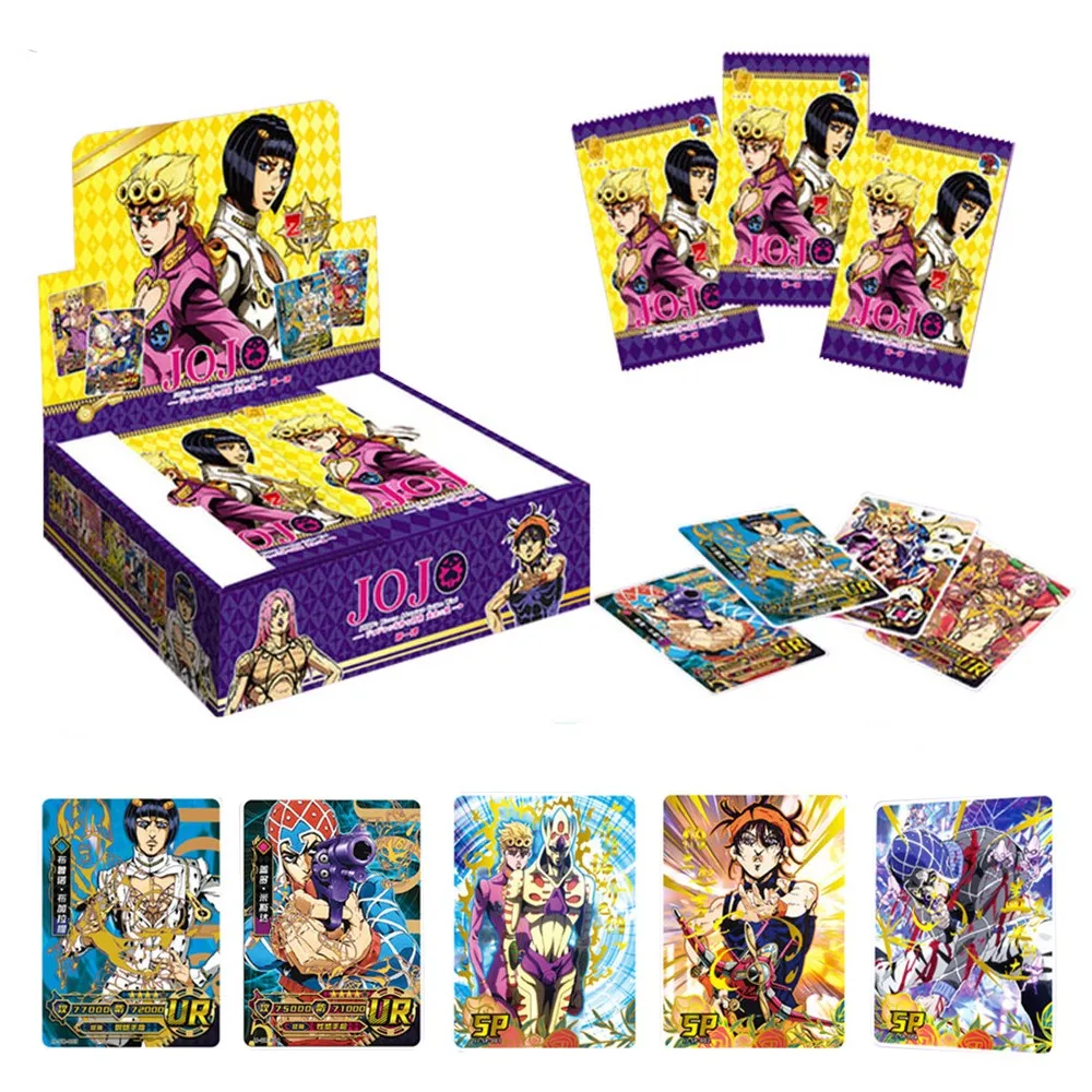 JoJo Bizarre Adventure Character Kujo Jotaro Kakyoin Noriaki Collection Card Japanese Cartoon JOJO Card Toy ChildrenTable Games
JoJo Bizarre Adventure Character Kujo Jotaro Kakyoin Noriaki Collection Card Japanese Cartoon JOJO Card Toy ChildrenTable Games