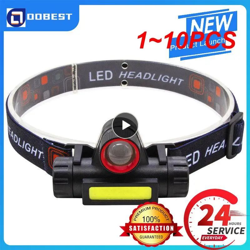 1~10PCS Mini Led Zoomble Headlamp Usb Rechargeable Portable Headlight 18650 Built-in Battery Outdoor Fishing Camping Head
1~10PCS Mini Led Zoomble Headlamp Usb Rechargeable Portable Headlight 18650 Built-in Battery Outdoor Fishing Camping Head
