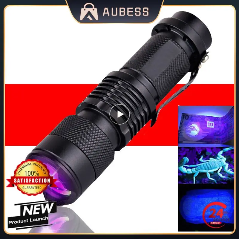 1~10PCS Ultraviolet Led Flashlight For Fishing And Hunting Portable UV Light With Zoom Function Pet Urine Stain Detector Credit
1~10PCS Ultraviolet Led Flashlight For Fishing And Hunting Portable UV Light With Zoom Function Pet Urine Stain Detector Credit