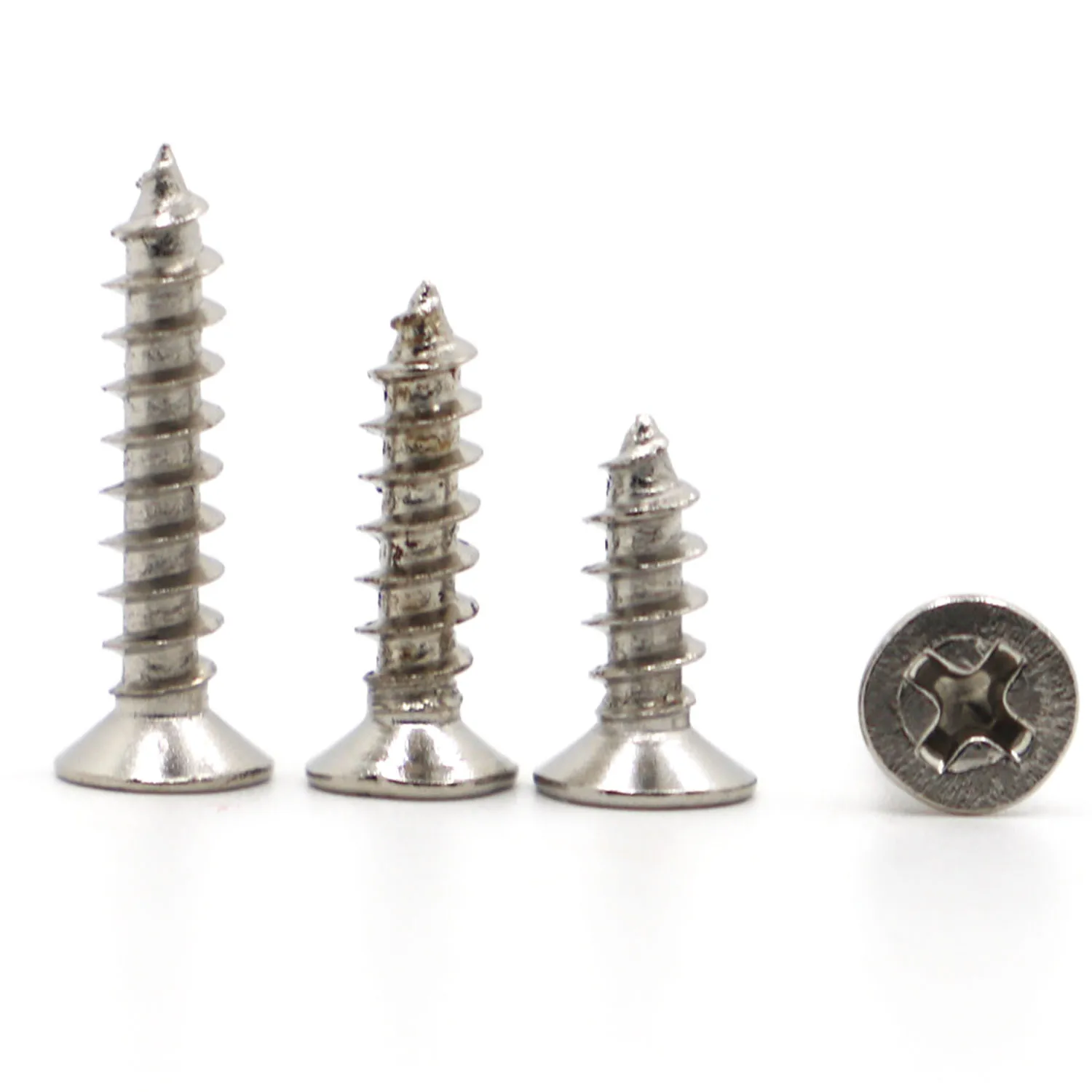 50/100pcs M2 M2.3 M2.6 M3 M4 Philips Countersunk Flat Head Nickel Plated Self Tapping Screws Wood Screw
50/100pcs M2 M2.3 M2.6 M3 M4 Philips Countersunk Flat Head Nickel Plated Self Tapping Screws Wood Screw