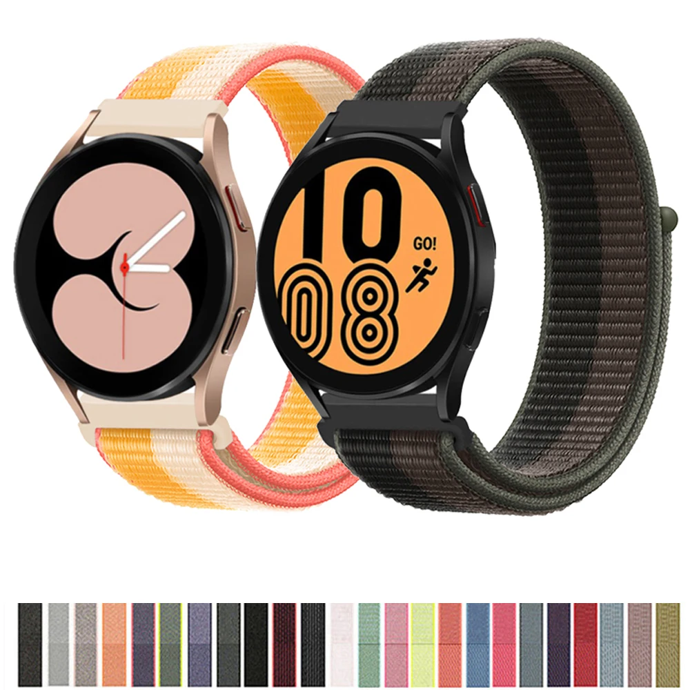 20mm/22mm band For Samsung Galaxy Watch 4/classic/3/active 2 45mm/46mm/42mm/44mm Nylon Bracelet Huawei watch GT 2 2e pro strap
20mm/22mm band For Samsung Galaxy Watch 4/classic/3/active 2 45mm/46mm/42mm/44mm Nylon Bracelet Huawei watch GT 2 2e pro strap