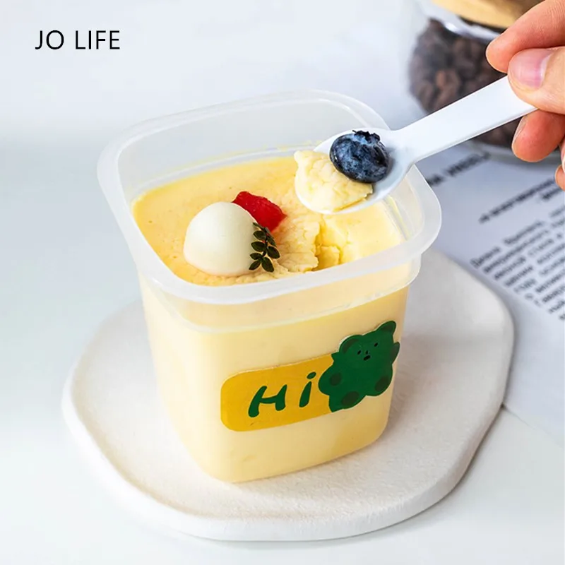 JO LIFE 10pcs Disposable Pudding Dessert Transparent Plastic Cup With Lid Mousse Cups Takeaway Afternoon Tea Cake Package Box
JO LIFE 10pcs Disposable Pudding Dessert Transparent Plastic Cup With Lid Mousse Cups Takeaway Afternoon Tea Cake Package Box