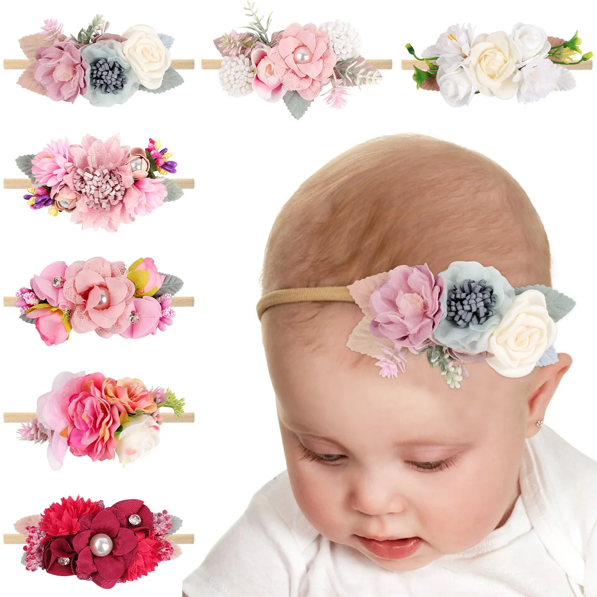 ncmama Elastic Headbands Custom Artificial Flowers Solid Color Towel Ring Headwear Hair Accessories for Baby Children 12cm 1pc
ncmama Elastic Headbands Custom Artificial Flowers Solid Color Towel Ring Headwear Hair Accessories for Baby Children 12cm 1pc