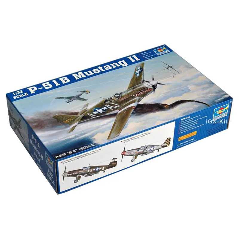 Trumpeter 02274 1/32 US P-51 P51B Mustang Fighter Military Plane Aircraft Handcraft Plastic Assembly Model Toy Gift Building Kit
Trumpeter 02274 1/32 US P-51 P51B Mustang Fighter Military Plane Aircraft Handcraft Plastic Assembly Model Toy Gift Building Kit
