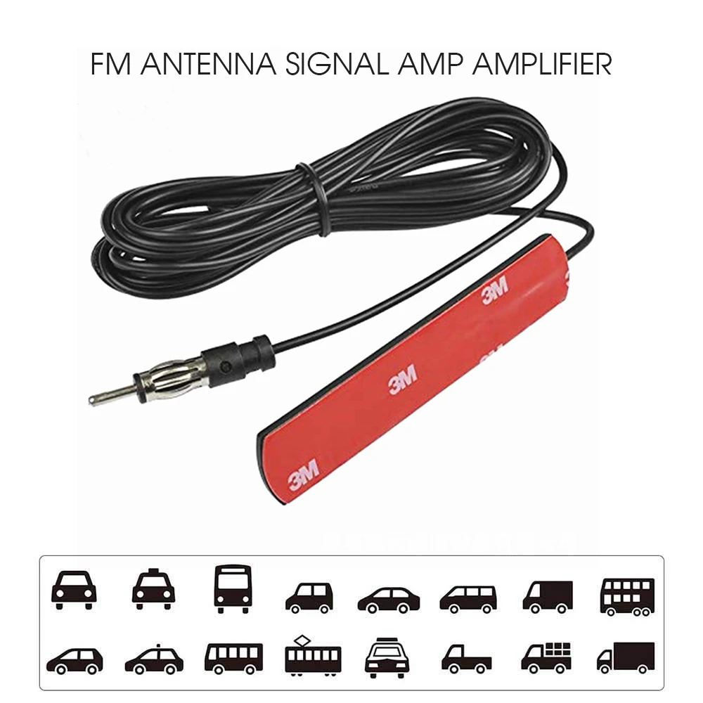 5M Car Radio FM Antenna Universal Auto Signal AMP Amplifier Marine Car Vehicle Boat RV Signal Enhance Device
5M Car Radio FM Antenna Universal Auto Signal AMP Amplifier Marine Car Vehicle Boat RV Signal Enhance Device