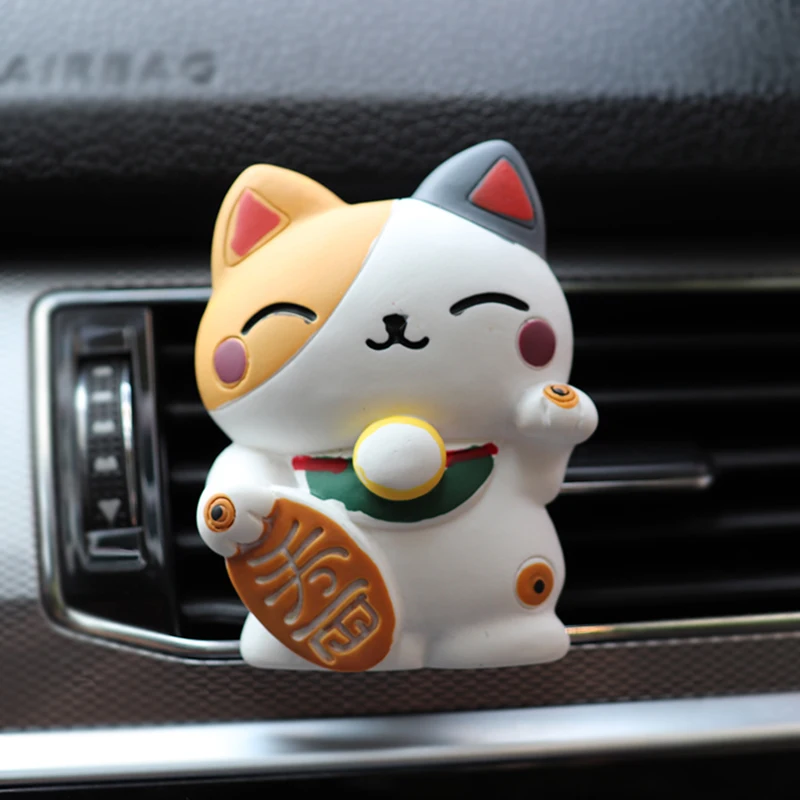Автомобильное украшение Lucky Cat, освежитель воздуха в автомобильном парфюмерном отверстии с зажимом для вентиляции
Автомобильное украшение Lucky Cat, освежитель воздуха в автомобильном парфюмерном отверстии с зажимом для вентиляции