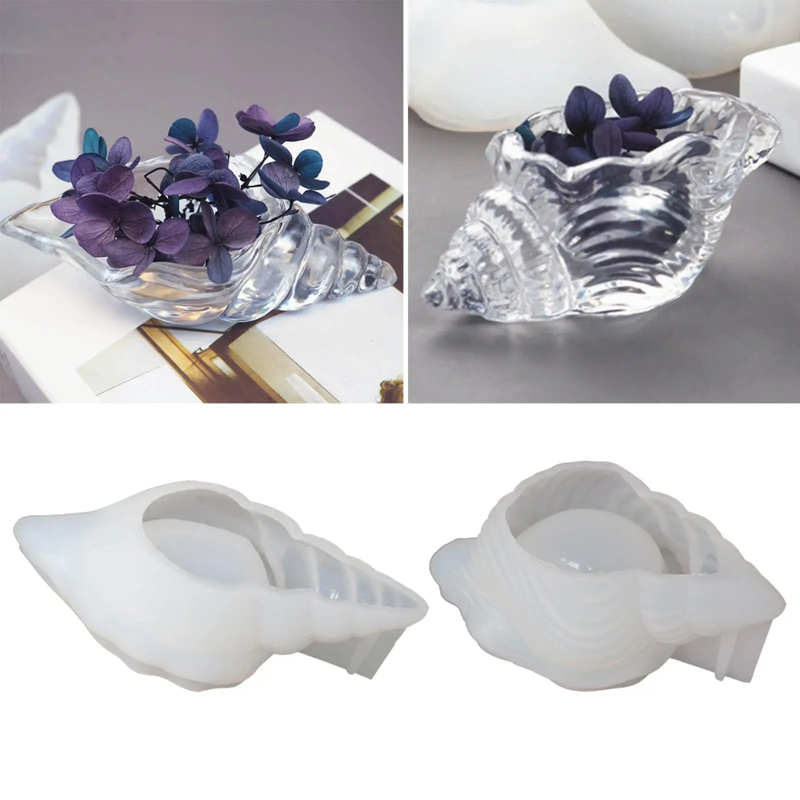 Silicone Conch Shaped Tray Mold Epoxy Casting Sea Snail Resin Molds for DIY Jewelry Tray Plate Home Decor Dish
Silicone Conch Shaped Tray Mold Epoxy Casting Sea Snail Resin Molds for DIY Jewelry Tray Plate Home Decor Dish