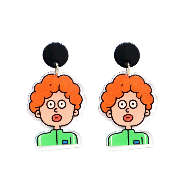 Fun Personality Anime Face Cartoon Character Stud Earrings Acrylic Girl Women Jewelry Accessories Pendant Gift
Fun Personality Anime Face Cartoon Character Stud Earrings Acrylic Girl Women Jewelry Accessories Pendant Gift
